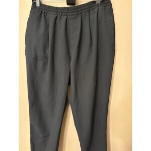 Zara Pants Women Large Black With Storage Pocket